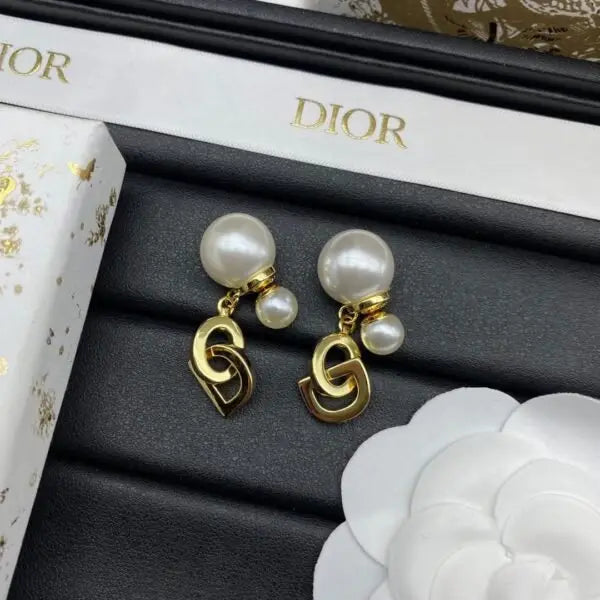 Clean-Finish Cd Navy Pearl Earrings Si Er - view 6