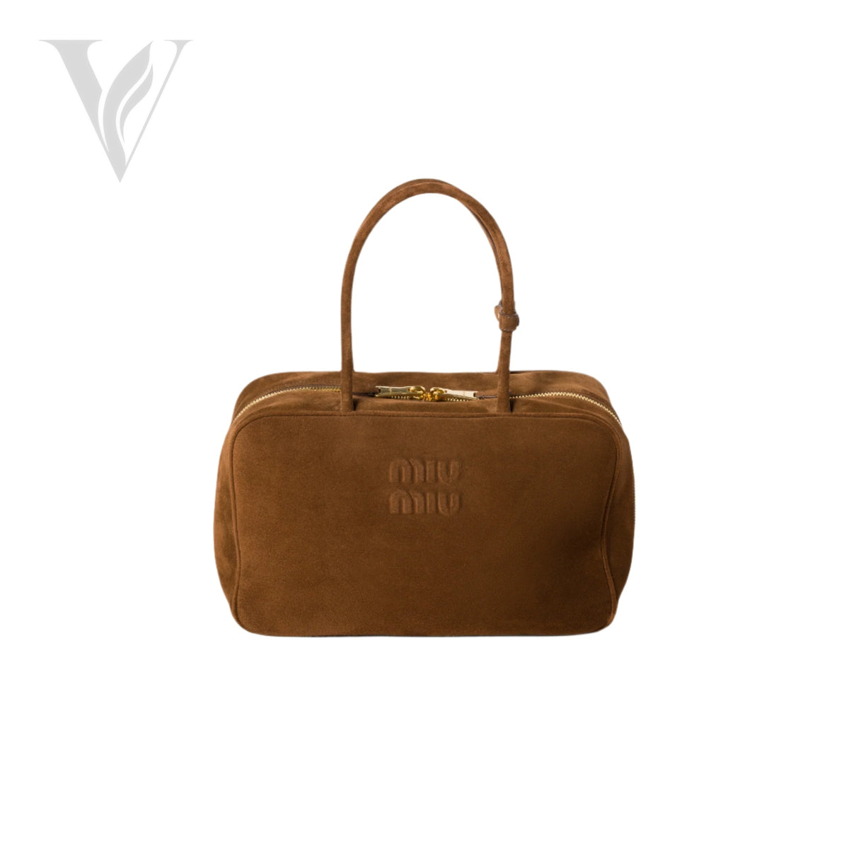 Miu Miu Leather Beau Bag Briarwood Bag - Brown