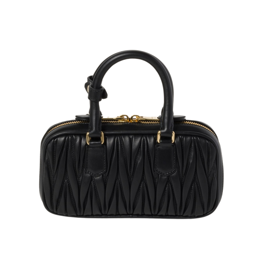 Dressy Miu Miu Arcadie Matelassé N Pa Leather Bag - view 2
