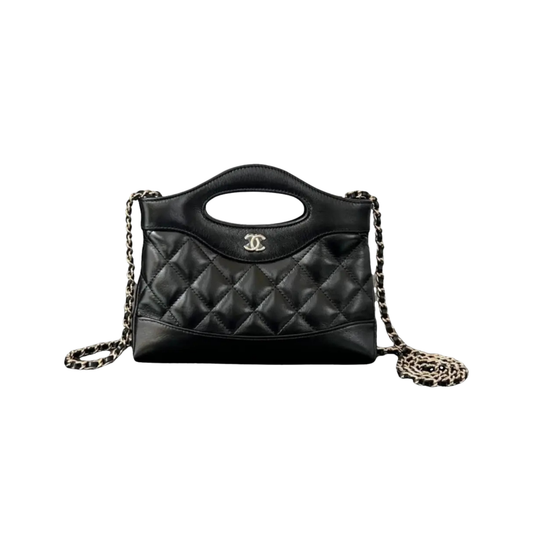 Clean-Finish 31 Black Lambskin Bag
