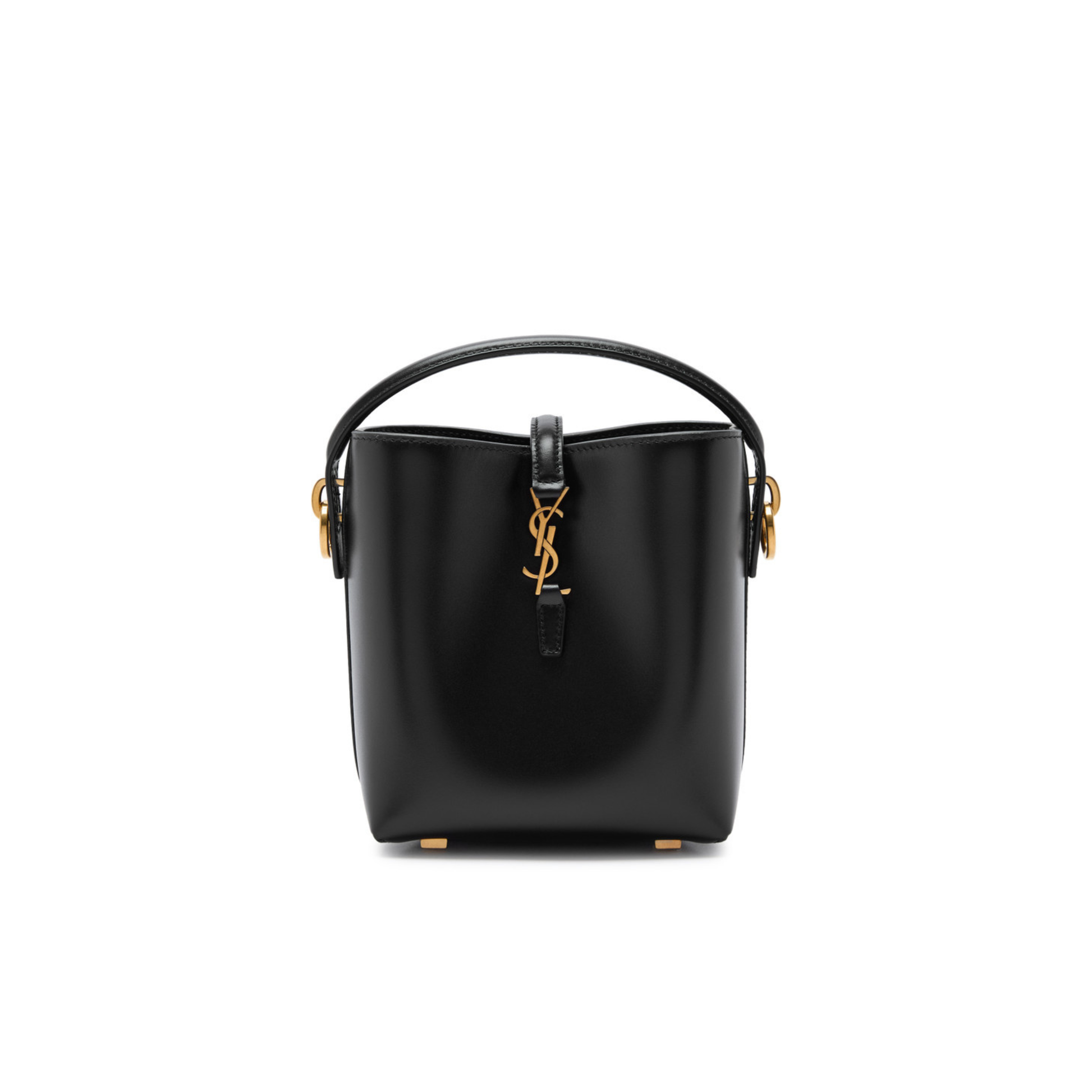 Polished Le 37 Mini Leather Bucket Bag
