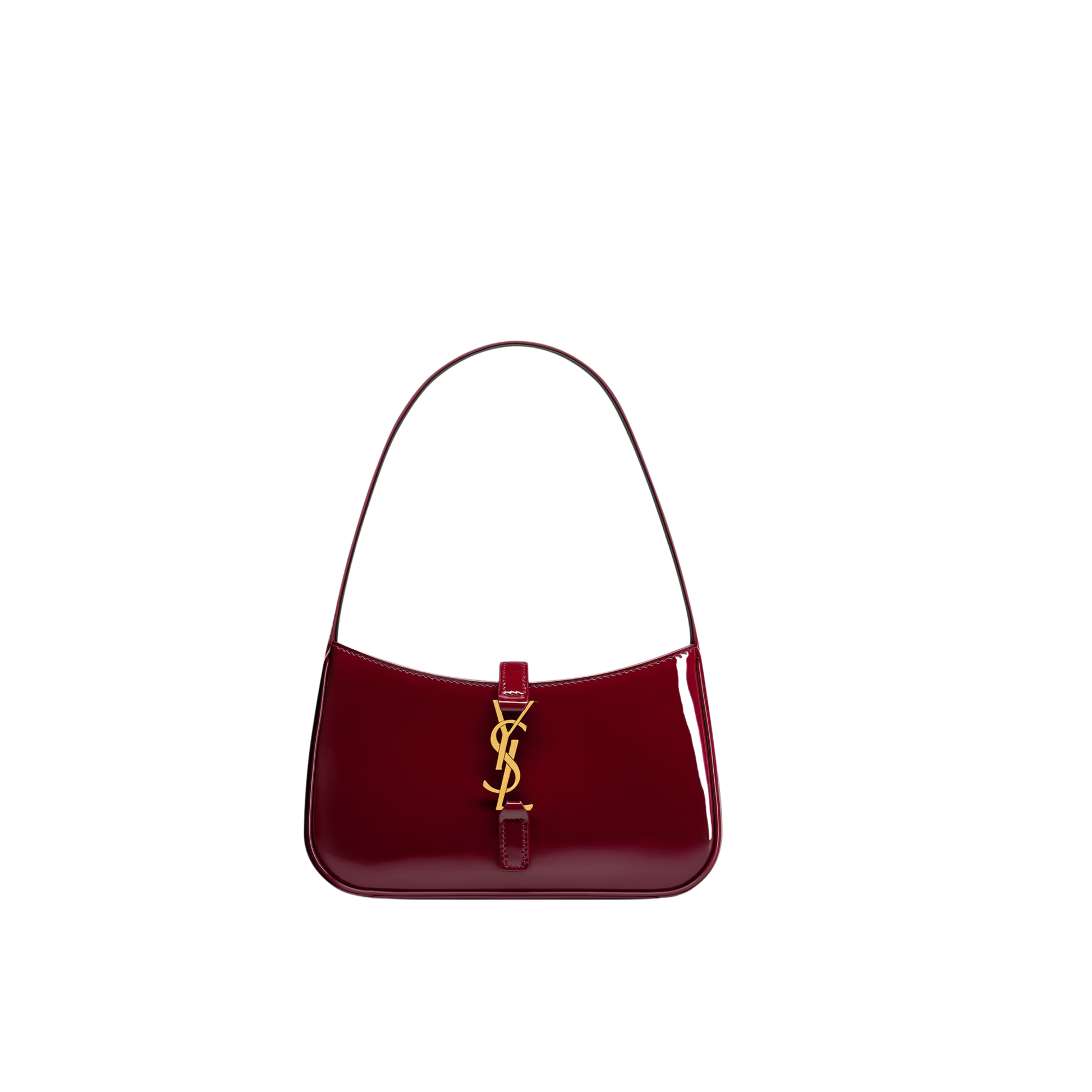 Premium-Look Mini Le 5 À 7 in Patent Leather Bag