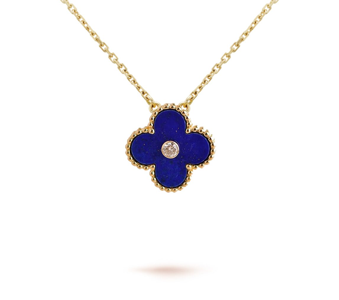 Christmas Limited Edition Clover Necklace – 2010-Lapis Lazuli