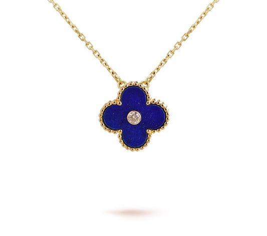 Christmas Limited Edition Clover Necklace – 2010-Lapis Lazuli