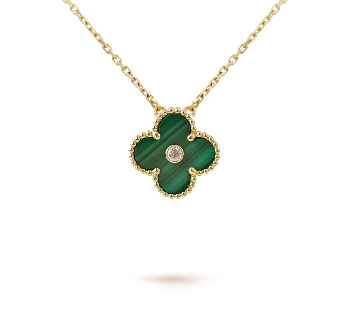 Christmas Limited Edition Clover Necklace – 2013-Malachite