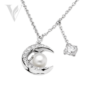 Chanel Comète Geode Pendant Necklace - White, Diamond Detail