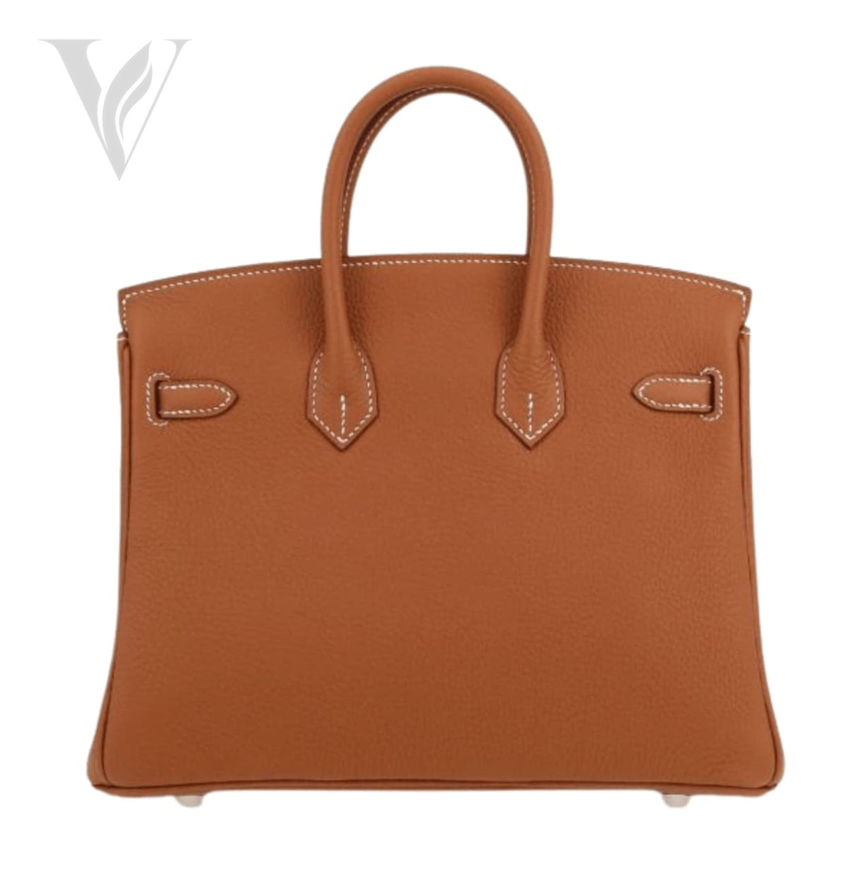 Hermès Birkin 25 Bag - Gold Togo Leather, Palladium Silver Hardware – View 3