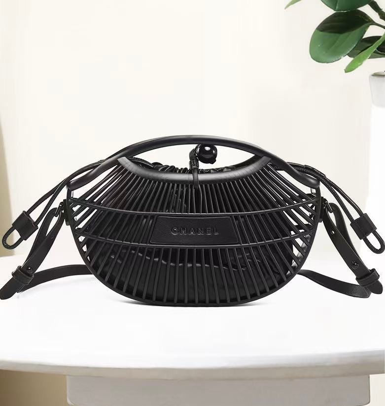 Polished Mini Calypso Fan Curved Handle Bag - view 5