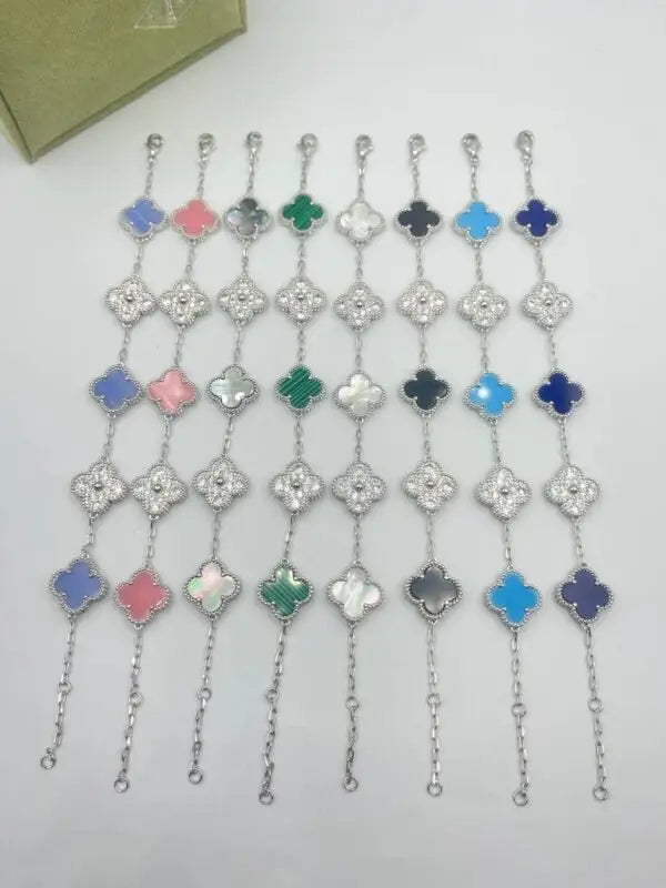 Timeless Clover Motif Bracelet Collection Si Er - view 5
