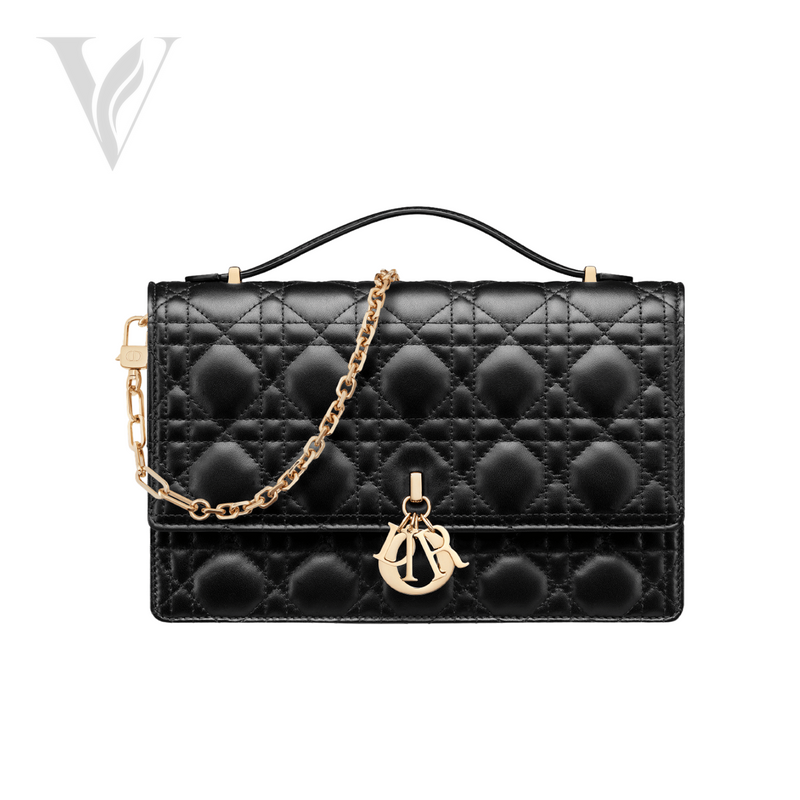 Dior My Dior Mini Bag - Black Cannage Lambskin