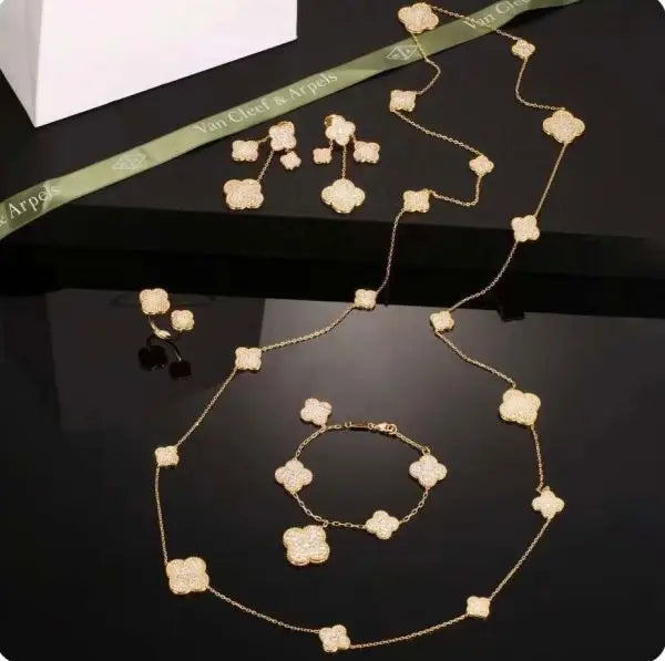 Elevated Set Gold Full Crystals - view 5