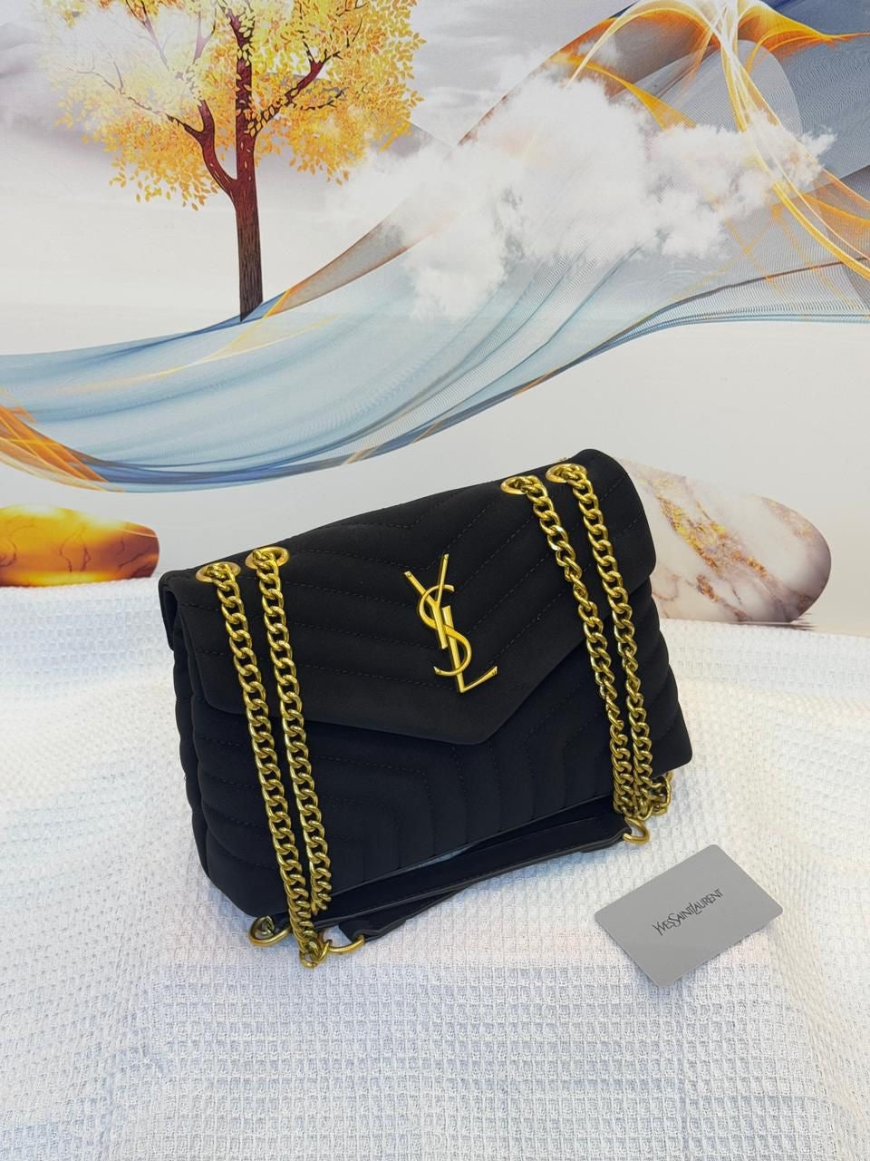Polished Loulou Black Golden Bag - view 4