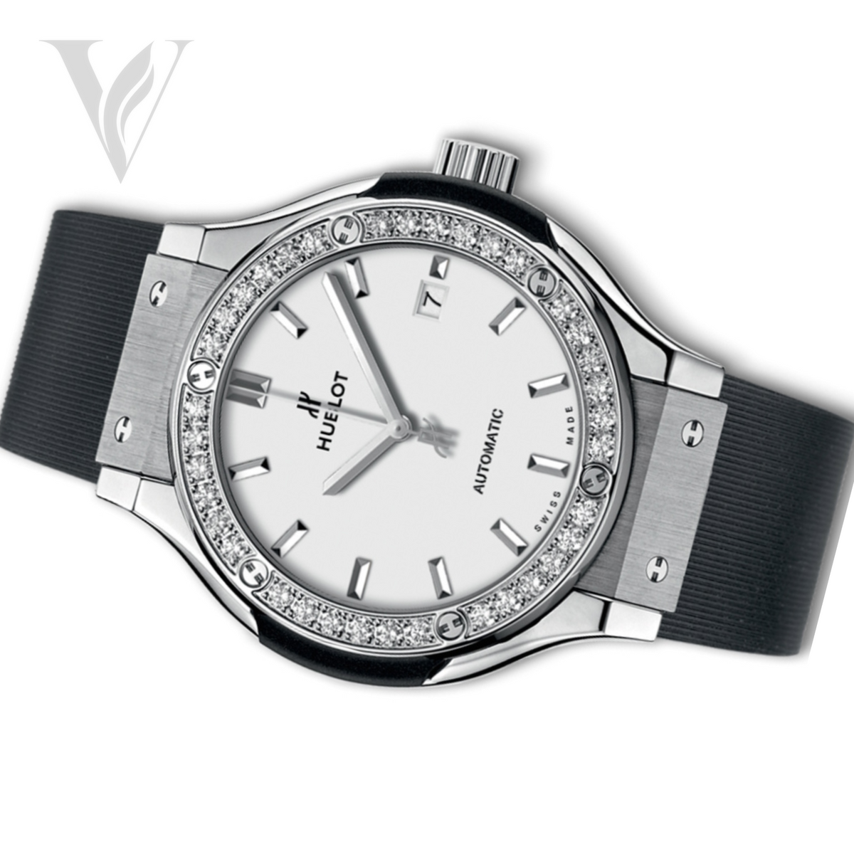 Hublot Classic Fusion Ladies Watch - White Diamond Dial – View 2