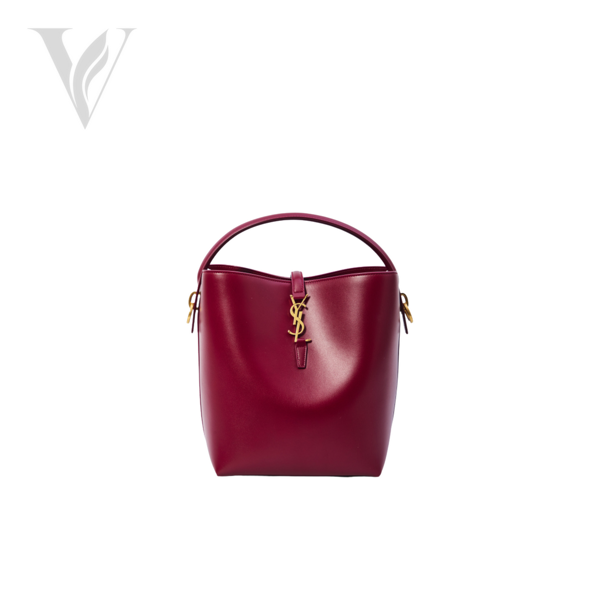 Saint Laurent Le 37 Mini Leather Bucket Bag 2