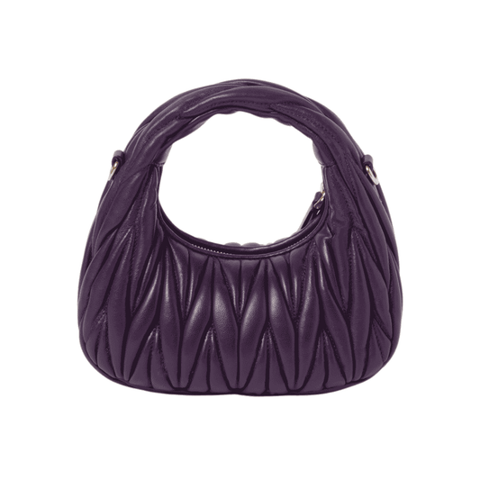 Elevated Miu Miu Wander Matelassé N Pa Leather Hobo Mini Bag - view 2