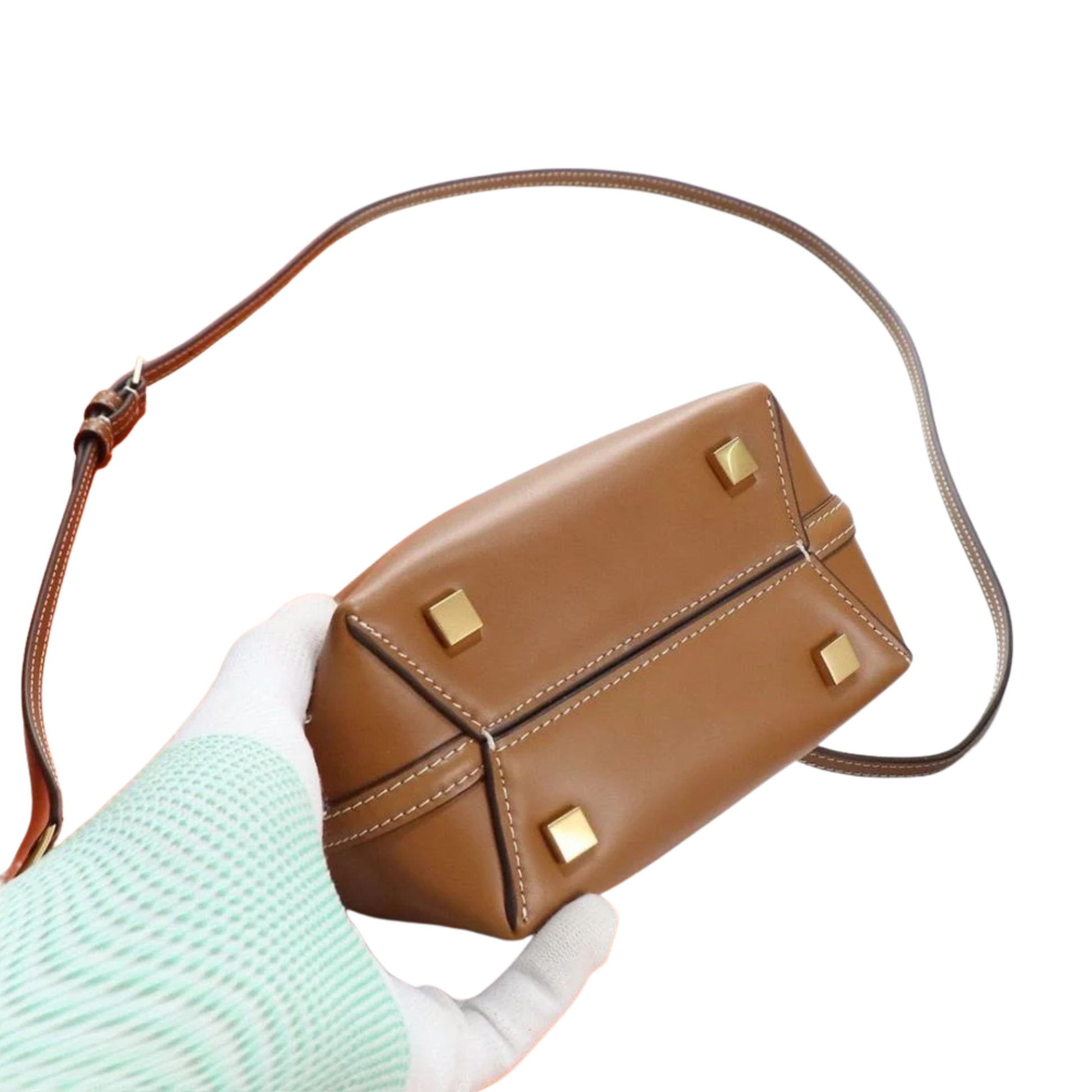 Premium-Look L37 Leather Brown Bag - view 2