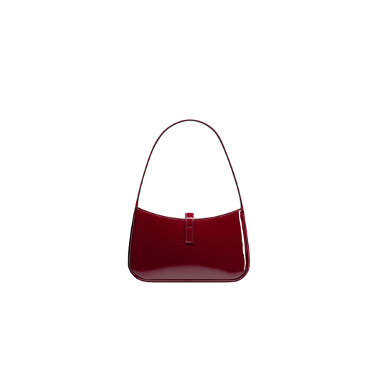 Premium-Look Mini Le 5 À 7 in Patent Leather Bag - view 2