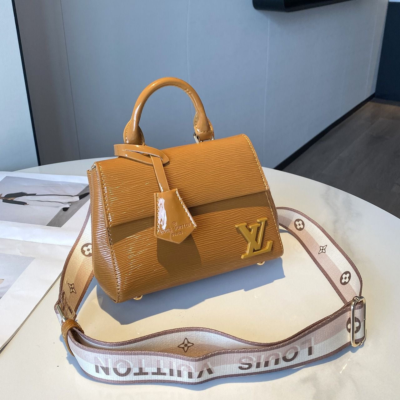 Statement Cluny Mini Gold Miel Bag - view 4