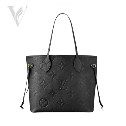 Louis Vuitton Neverfull MM Monogram Bag - Black