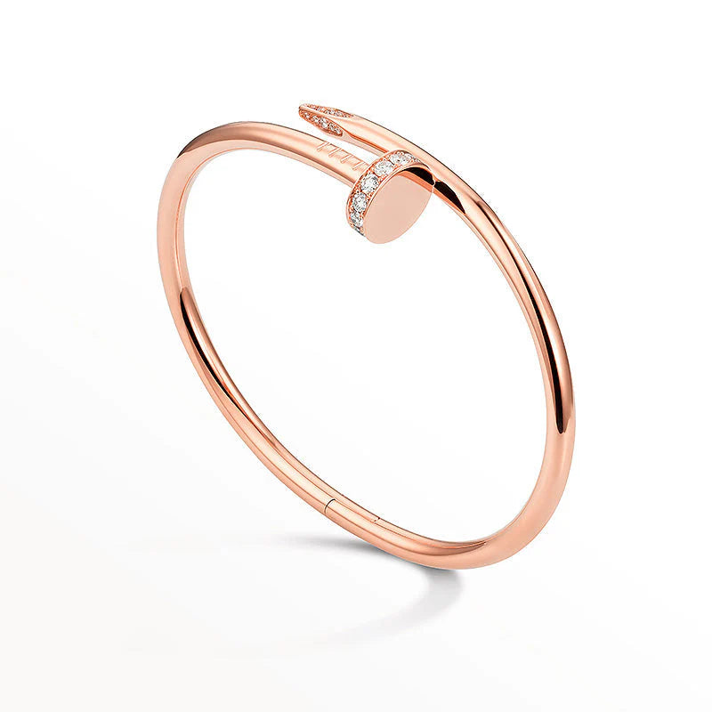 Juste Bracelet 3.5mm Diamond-Style – Rose Gold | Size 17