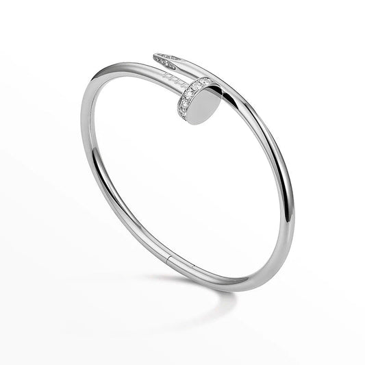 Juste Bracelet 3.5mm Diamond-Style – Silver | Size 17