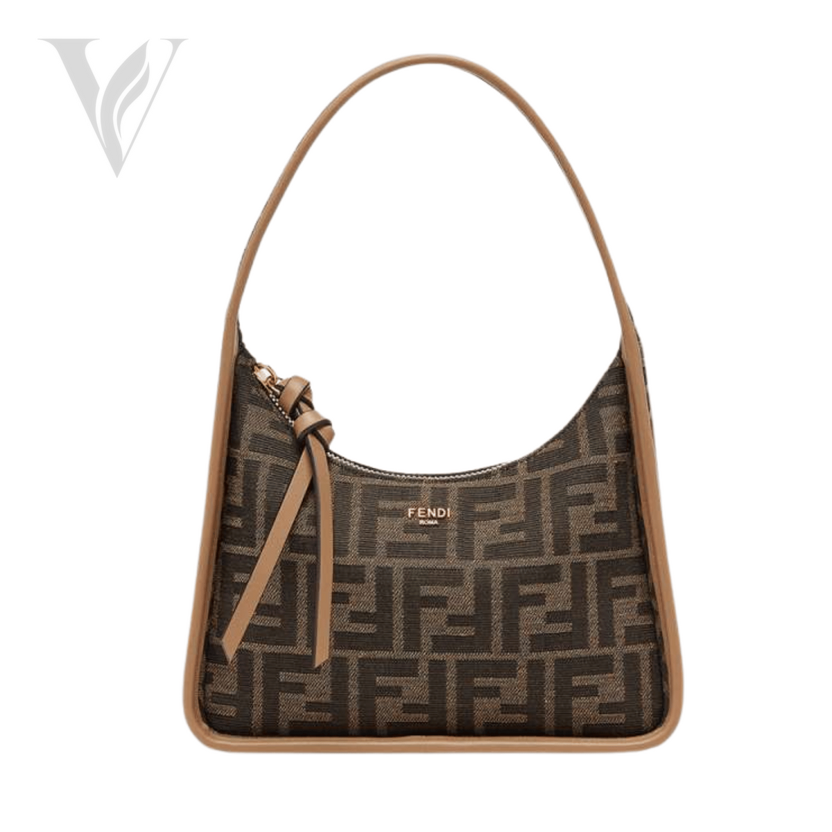Fendi Everyday-Luxe Canvas Bag - Brown
