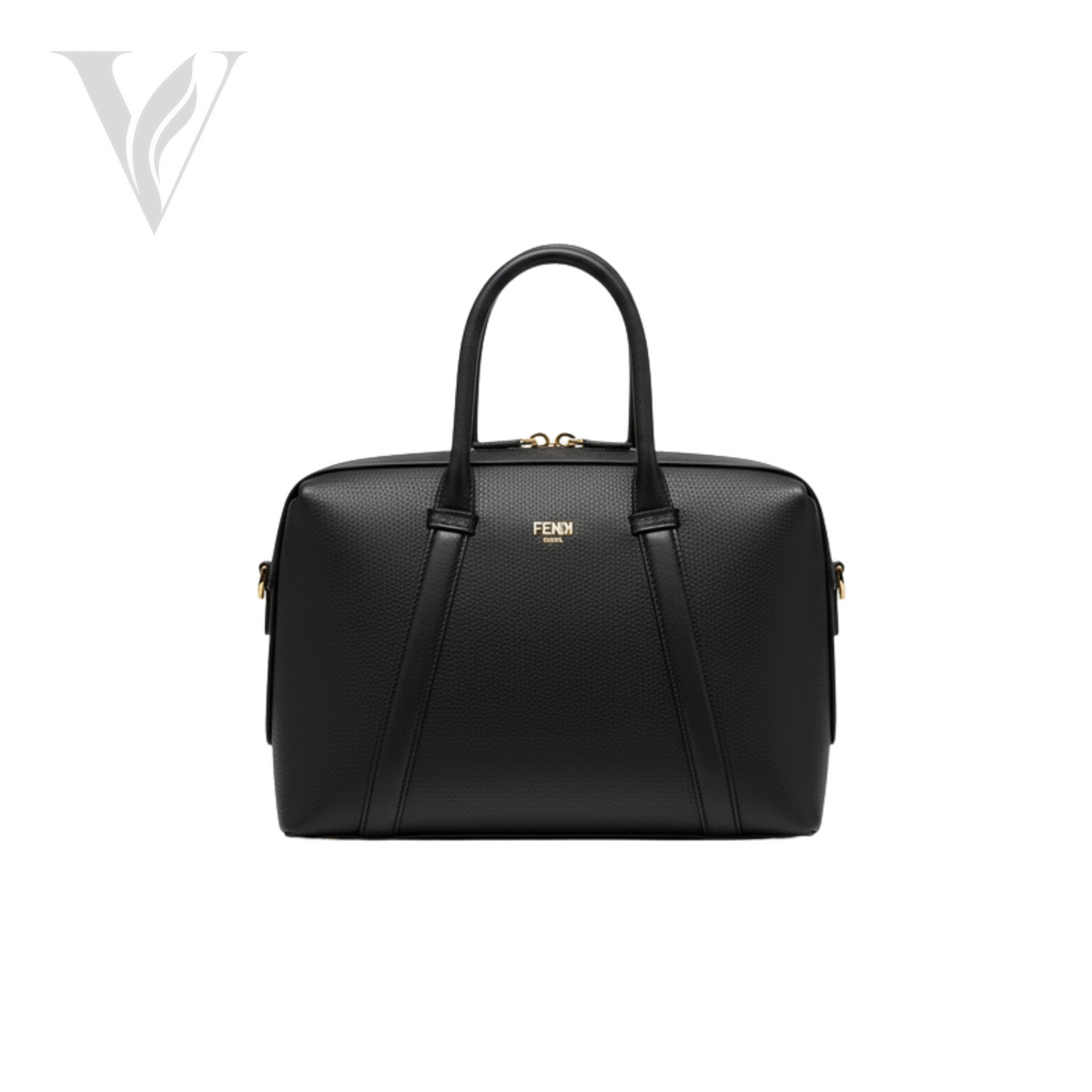 Fendi Boston 365 Medium Bag - Black