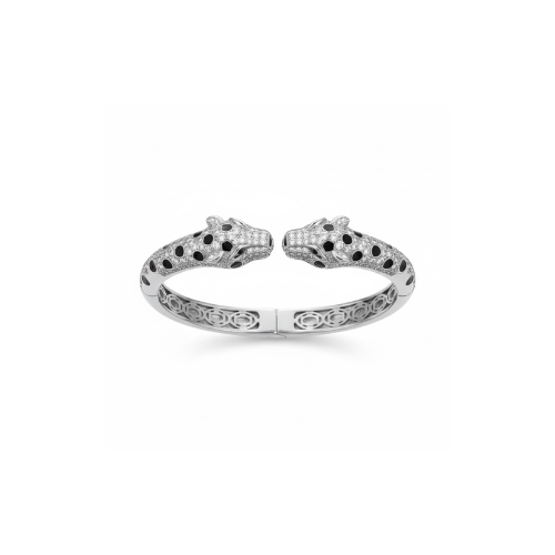 Everyday-Luxe Panther Bracelet Necklace Set - view 3