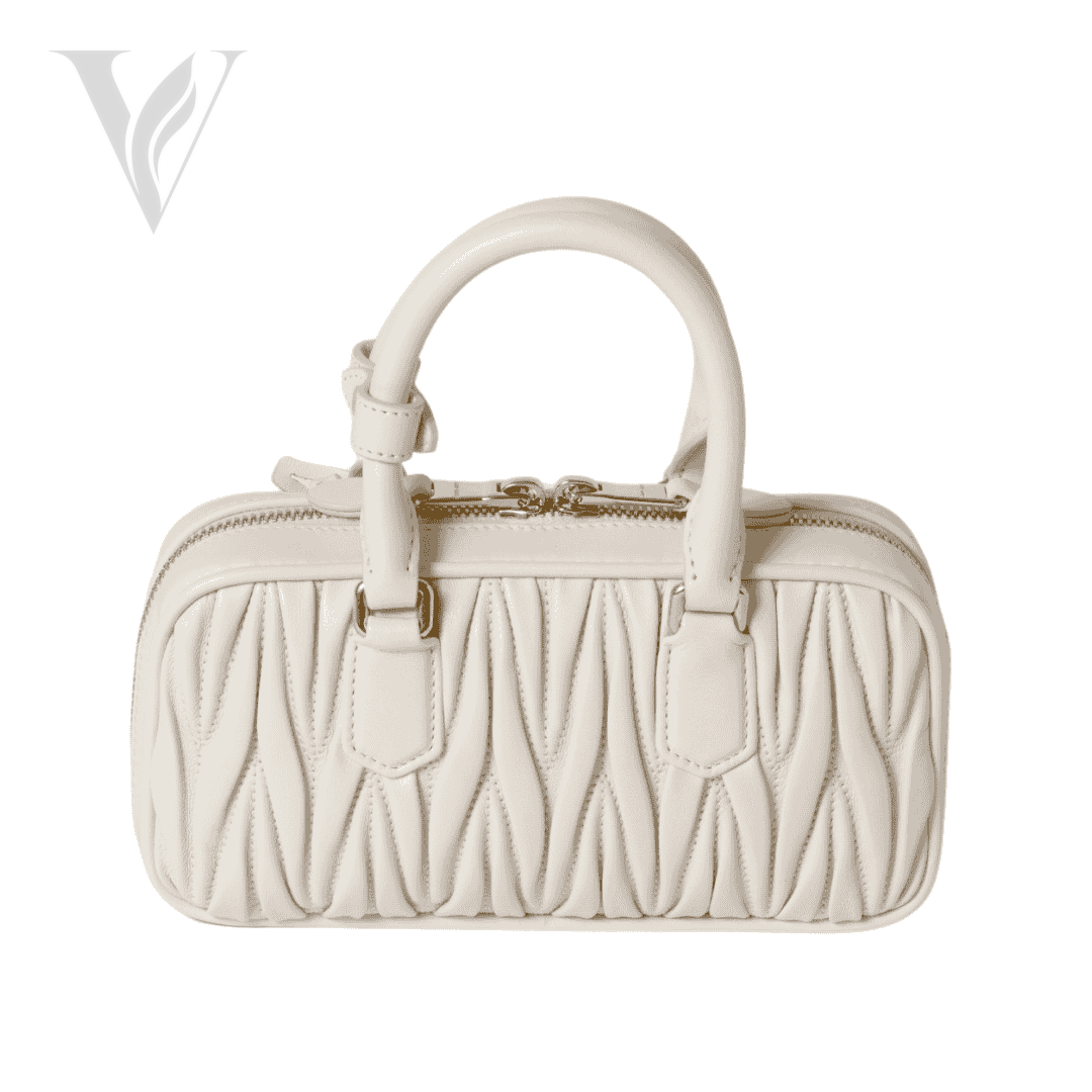 Miu Miu Arcadie Matelassé Nappa Leather Mini Bag - White – View 2