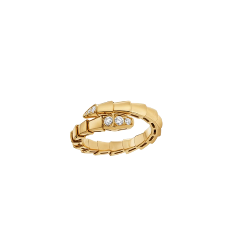 Polished Screw Motif Ring
