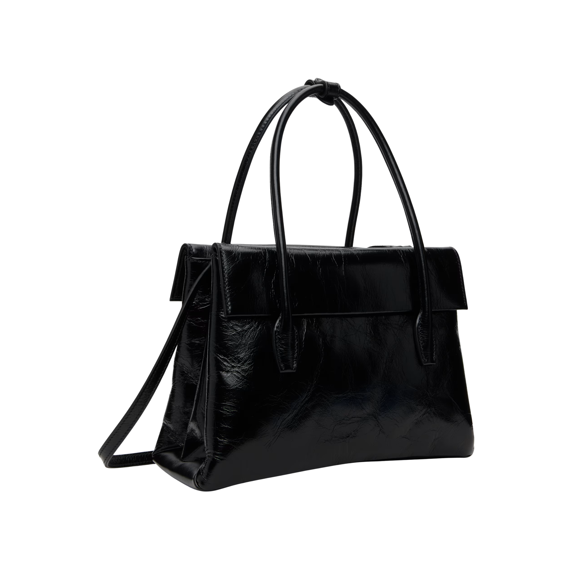 Elegant Miu Miu Solitaire Shiny Leather Bag - view 3