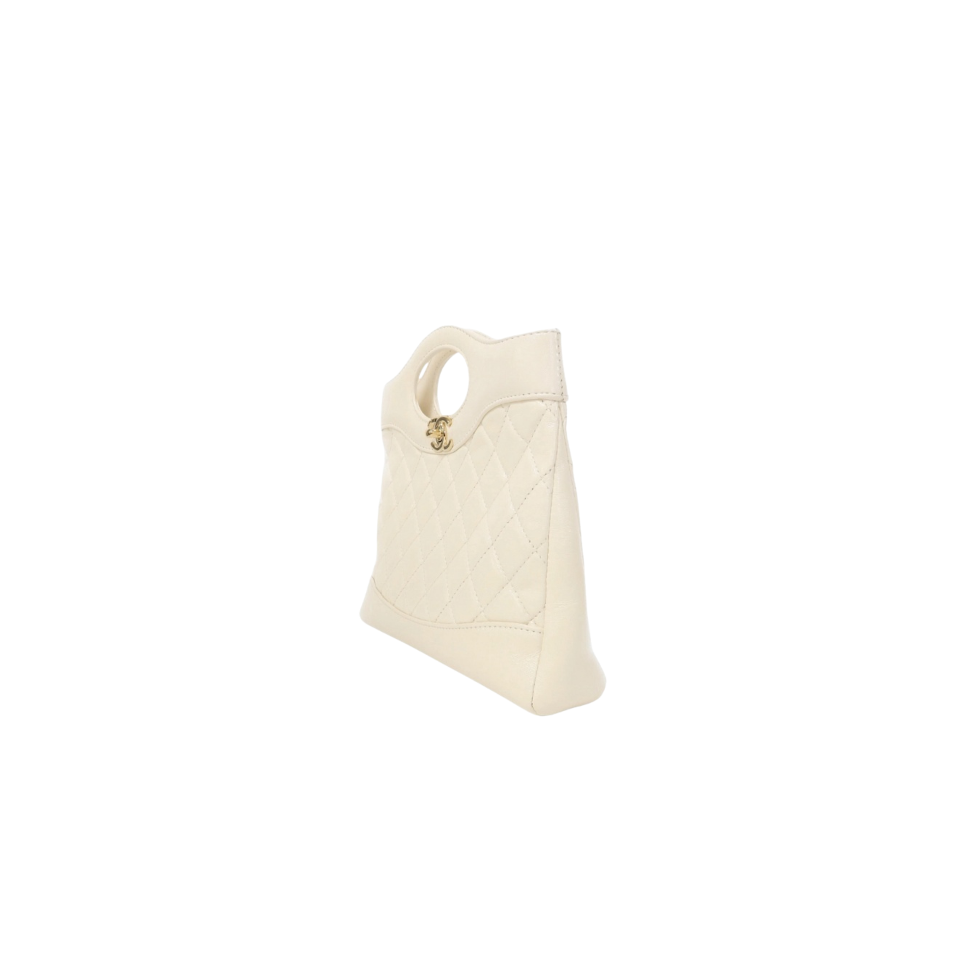 Sharp 31 White Lambskin Bag - view 3