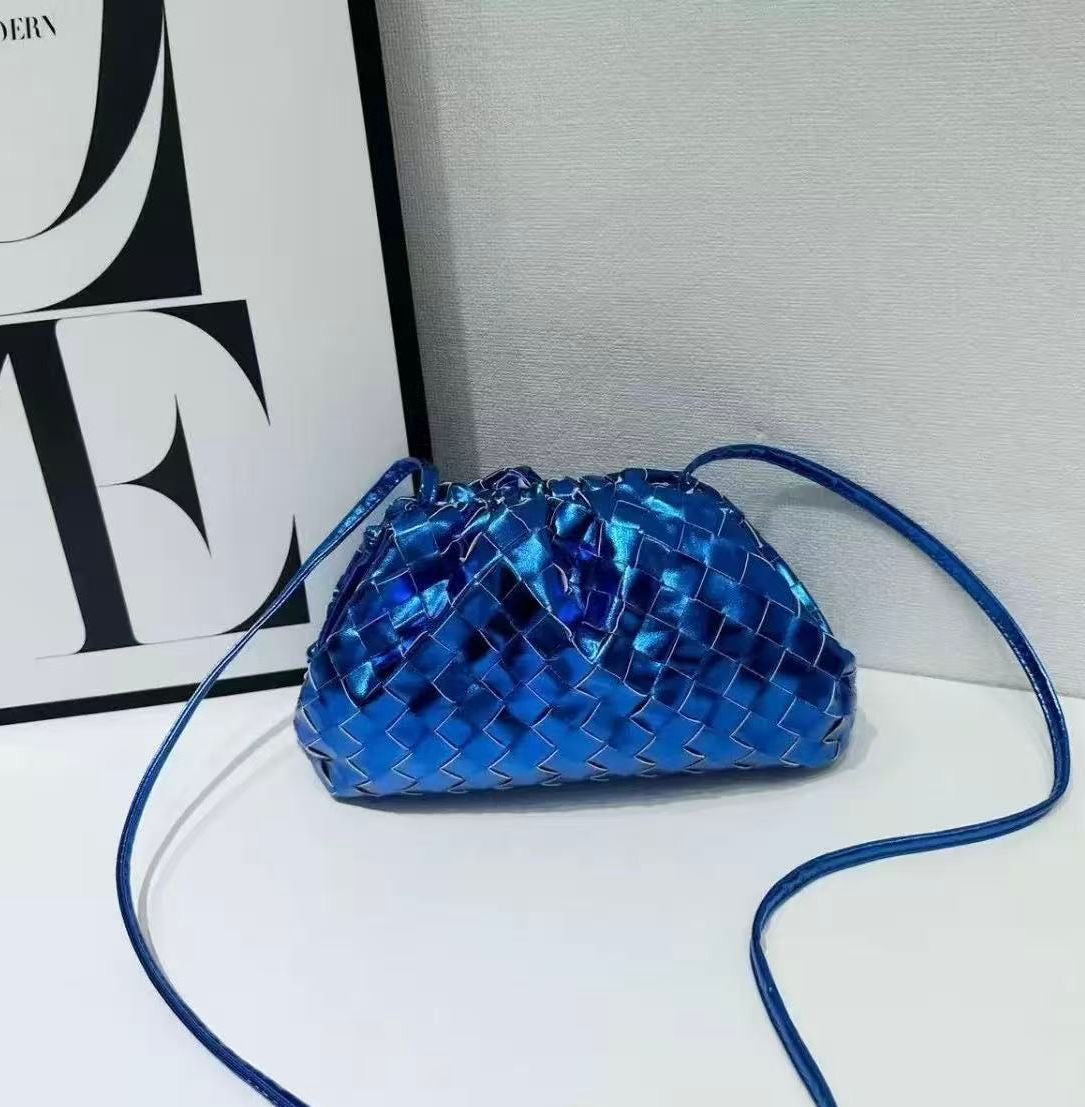 Elegant Intrecciato Leather Mini Bag - view 4