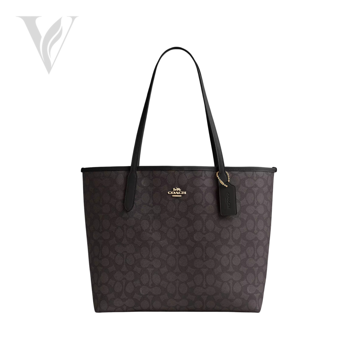 Coach City Zip Tote - Signature Canvas
