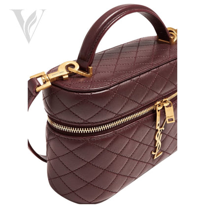 Saint Laurent Gaby Vanity Bag - Rich Burgundy – View 3