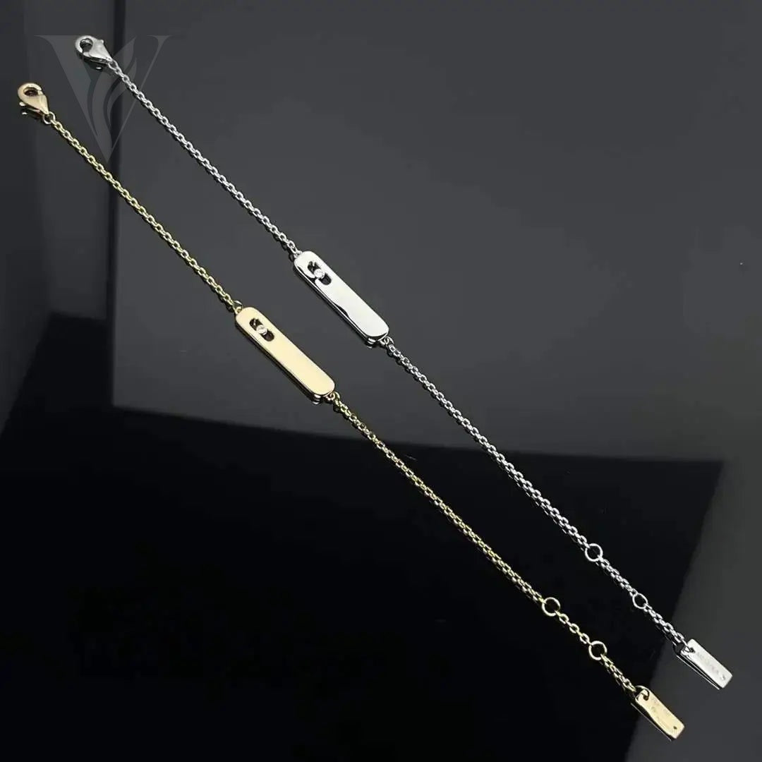 Messika Uno Multi Row - Yellow Gold, Diamond Detail – View 4