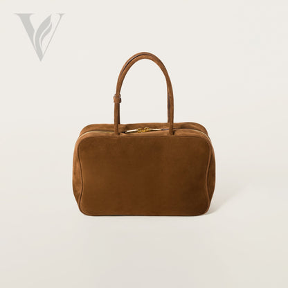 Miu Miu Leather Beau Bag Briarwood Bag - Brown – View 5