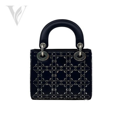 Dior Mini Lady Dior Bag - Black – View 3