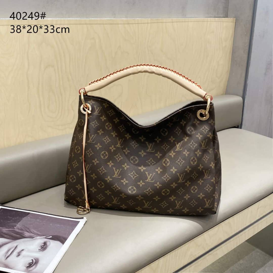 Sharp Artsy MM Monogram Canvas Bag - view 4