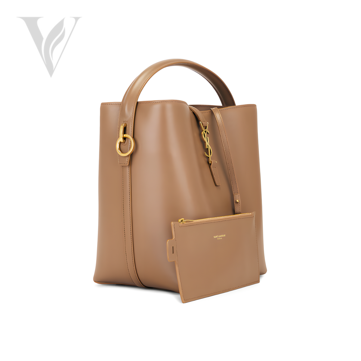 Saint Laurent Le 37 Shiny Leather Fox Bag – View 2