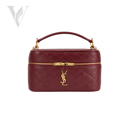 Saint Laurent Loulou Mini Chain Bag - Lambskin Leather, Chevron Quilted Topstitching