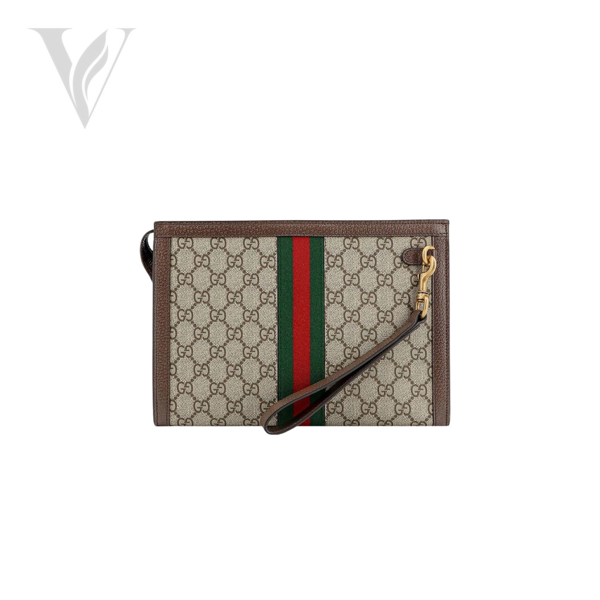 Gucci Ophidia Gg Mens Clutch - Brown – View 3