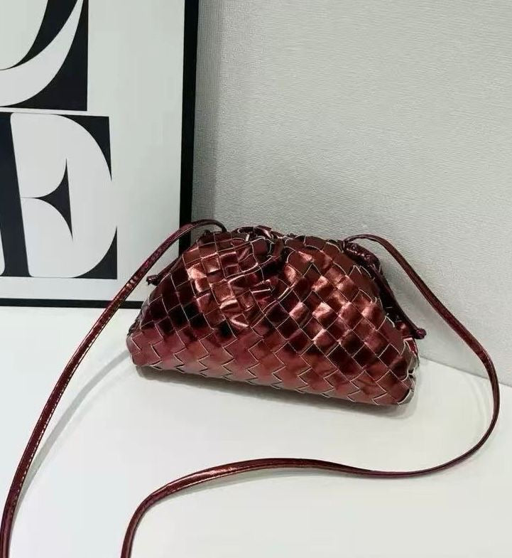 Minimal-Luxe Intrecciato Leather Mini Bag - view 4