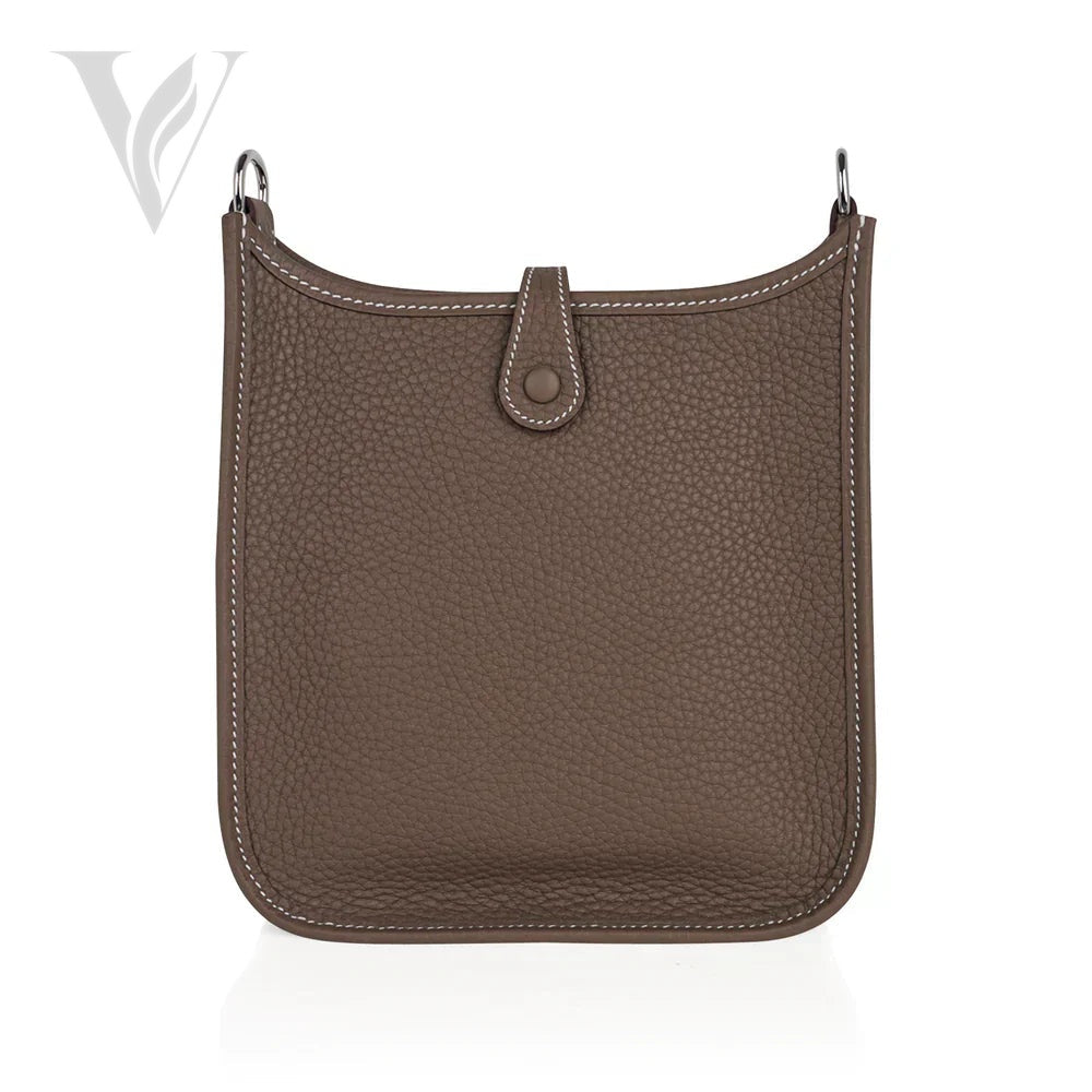 Hermès Evelyne Tpm Etoupe Bag - Palladium Hardware, Clemence – View 3