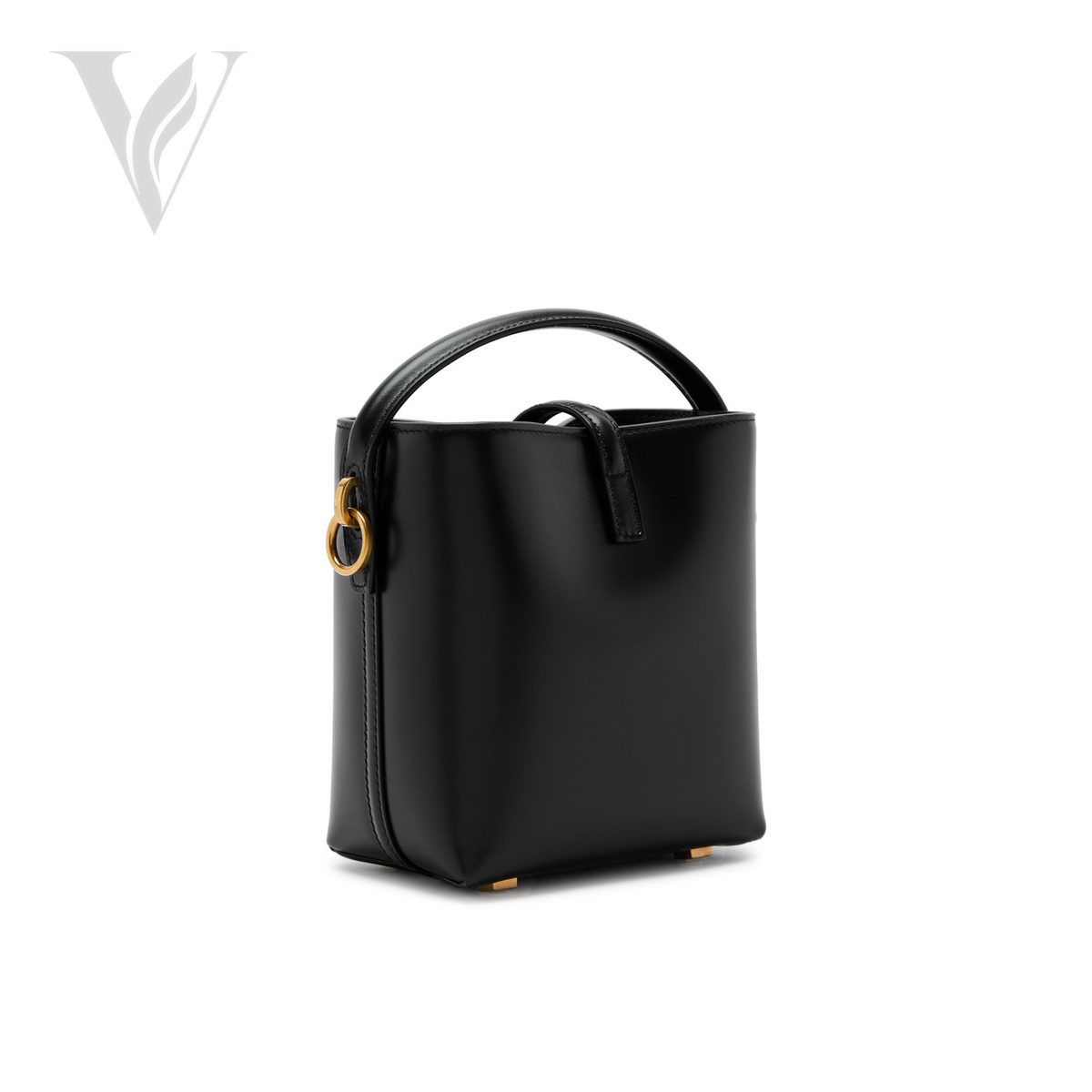 Saint Laurent Le 37 Mini Leather Bucket Bag 1 – View 2