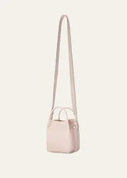 Minimal-Luxe Micro Bale Grained Calfskin Bag - view 2