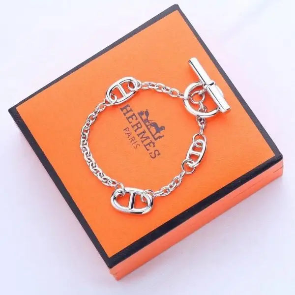Clean-Finish Chaine Ancre Farandole Bracelet Gold Plain - view 5