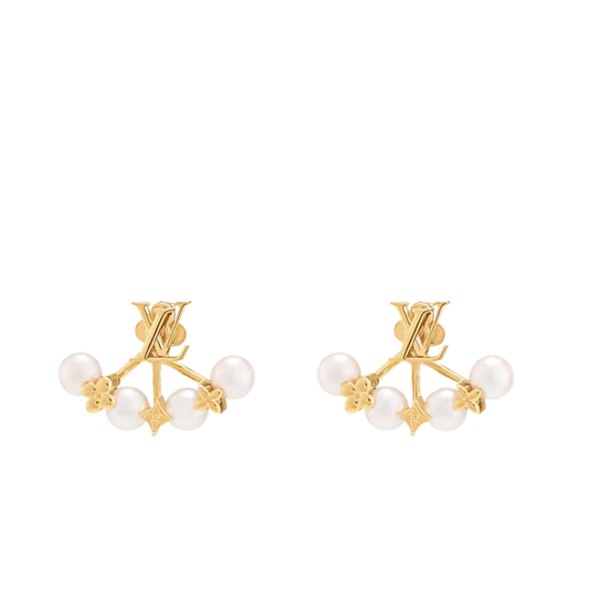 Statement Gold Accent Earrings - view 2