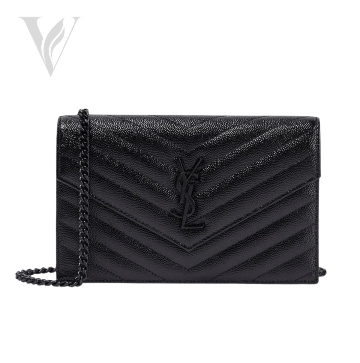 Saint Laurent Cassandre Envelope Chain Wallet Bag