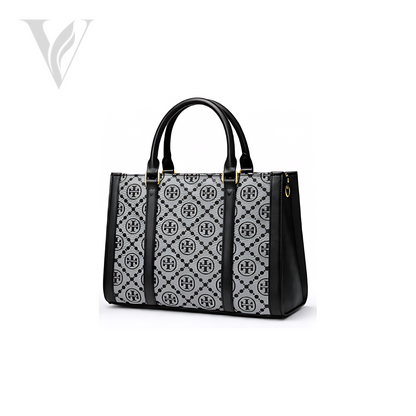 Tory Burch T Monogram Mini Tote - Black – View 3